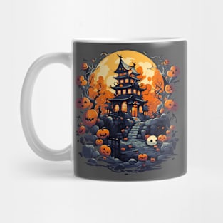 Japanese Haunted House for Halloween Mug